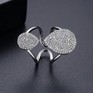 Silver Adjustable Women Ring